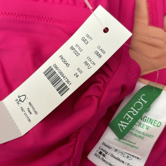 NWT J. Crew Ruched Sides Ruffle Strap One Piece - Picture 9 of 13